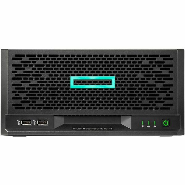 HPE ProLiant MicroServer Gen10 Plus v2 Ultra Micro Tower Server - 1 x Intel Xeon E-2314 2.8 GHz - 16 GB RAM - 1 TB HDD - Serial ATA/600 Controller - Smart Choice - Image 2