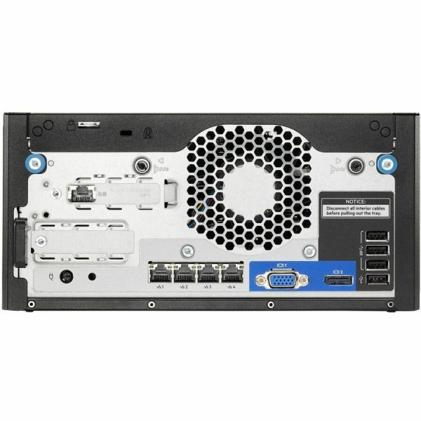 HPE ProLiant MicroServer Gen10 Plus v2 Ultra Micro Tower Server - 1 x Intel Xeon E-2314 2.8 GHz - 16 GB RAM - 1 TB HDD - Serial ATA/600 Controller - Smart Choice - Image 3