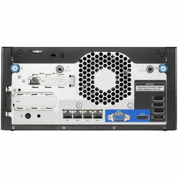 HPE ProLiant MicroServer Gen10 Plus v2 Ultra Micro Tower Server - 1 x Intel Pentium Gold G6405 4.1 GHz - 16 GB RAM - Serial ATA/600 Controller - Smart Choice - Image 3